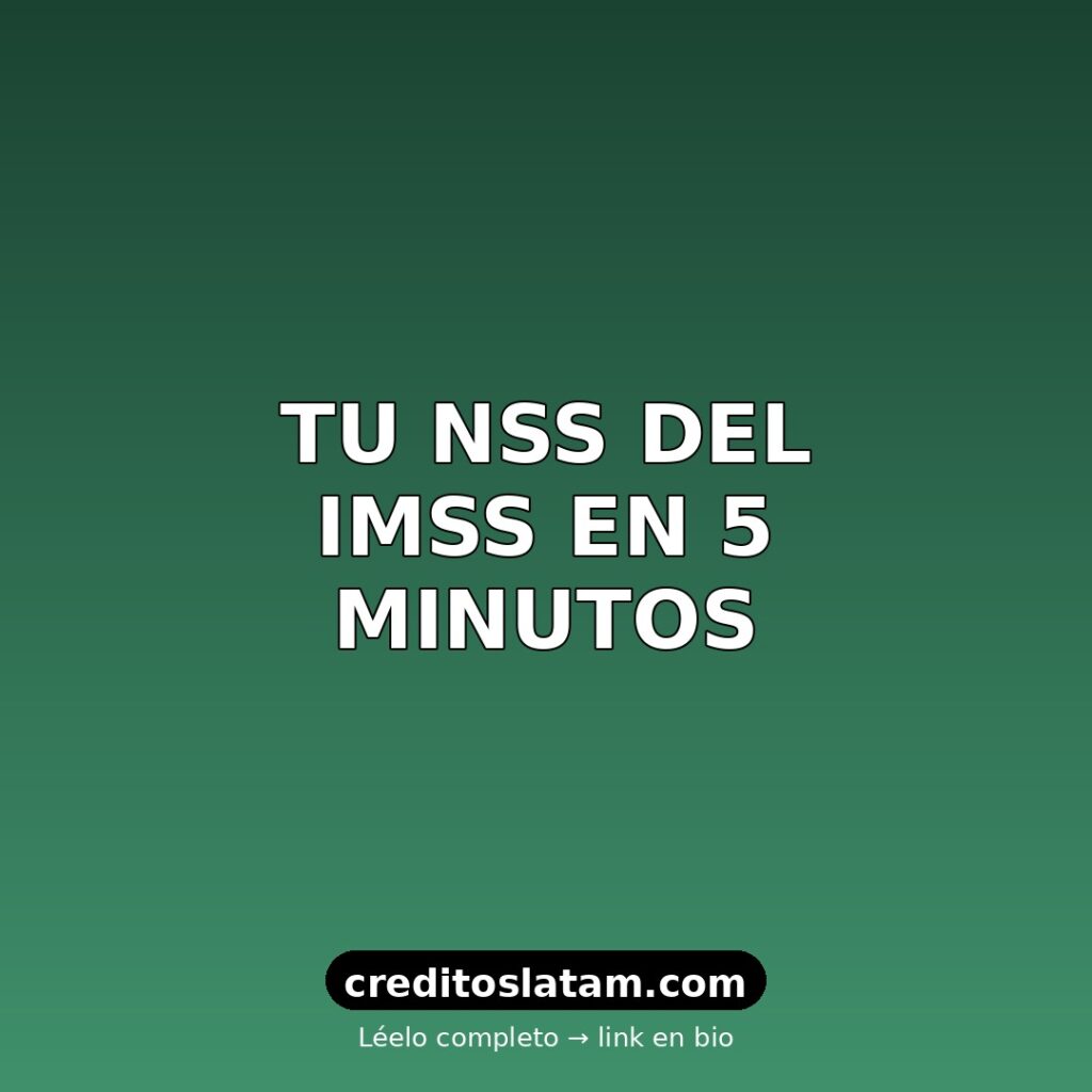 Cómo saber mi número de seguridad social IMSS en México 2026