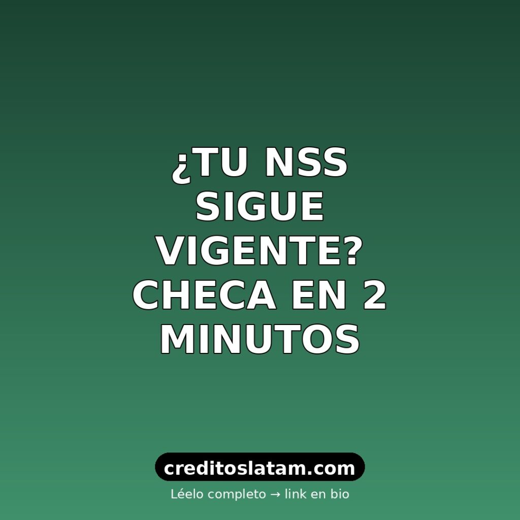 Cómo saber si mi número de seguridad social está activo en México